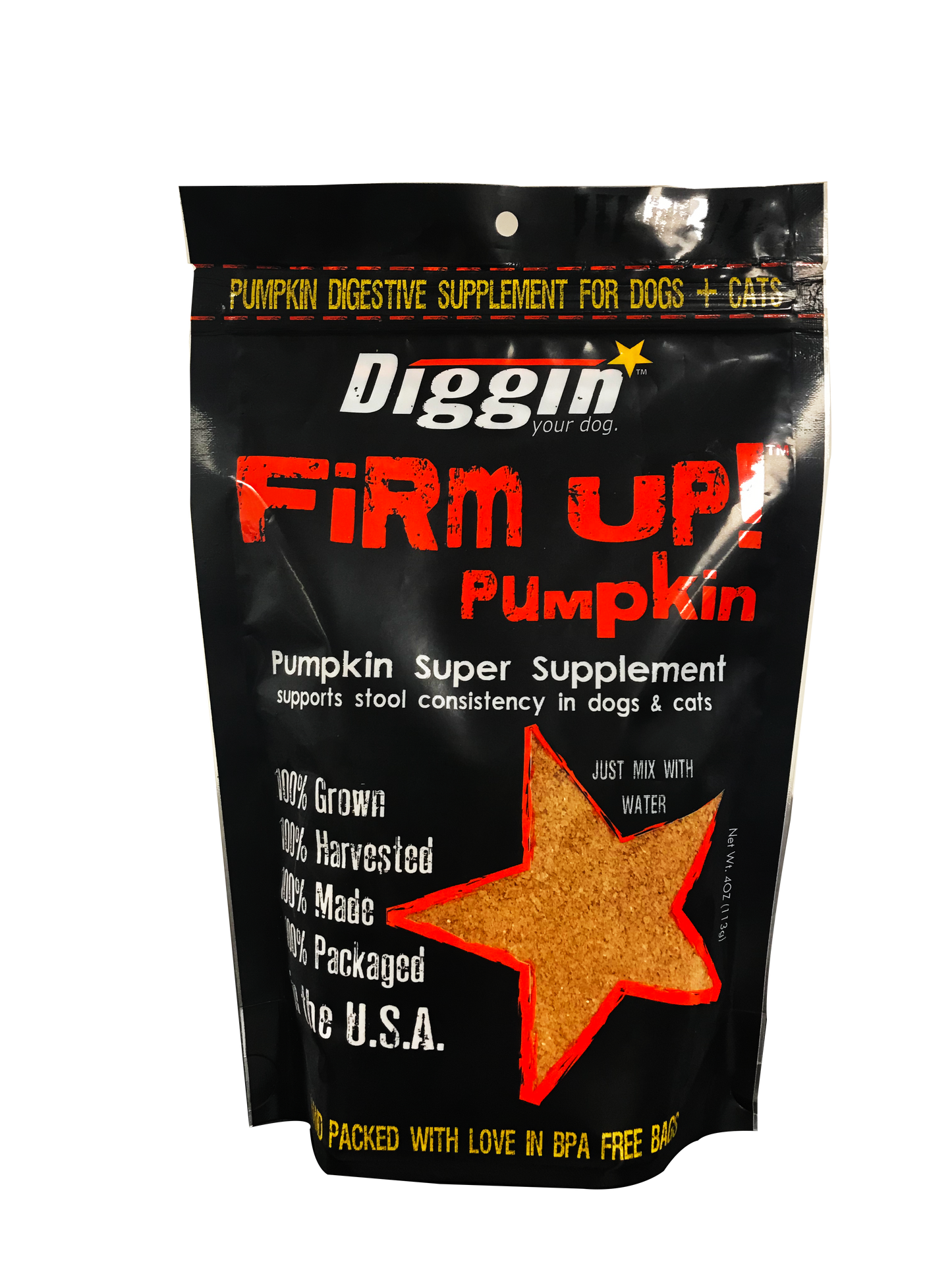 Diggin FiRM UP! Original Pumpkin - BiosenseClinic.ca