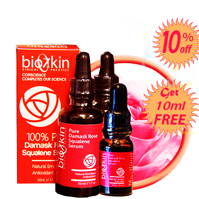 BioZkin Pure Damask Rose Squalene Serum - BiosenseClinic.ca