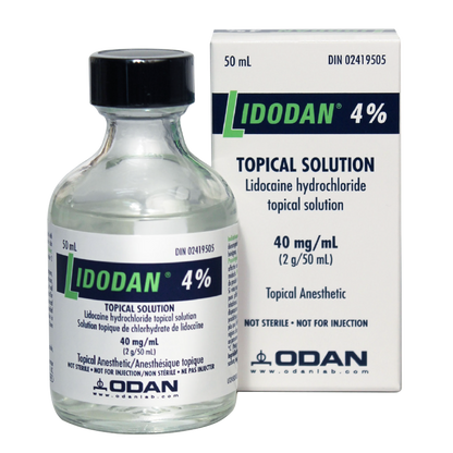 LIDODAN TOPICAL SOLUTION 4% LIDOCAINE HCL 40MG/ML - BiosenseClinic.ca