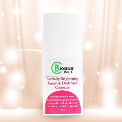 Specialty Brightening Cream & Dark Spot Corrector - HQ Free 30g - BiosenseClinic.ca