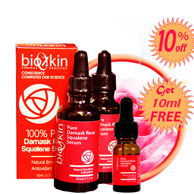 BioZkin Pure Damask Rose Squalene Serum - BiosenseClinic.ca