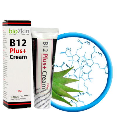 BioZkin B12 Plus+ Cream - BiosenseClinic.ca