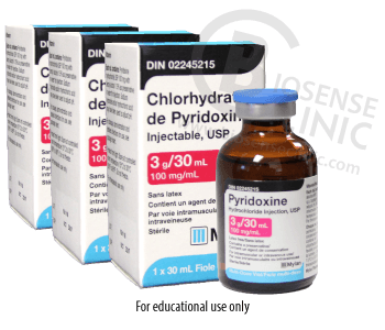 Vitamin B6 Injection - 100 mg/ml - BiosenseClinic.ca