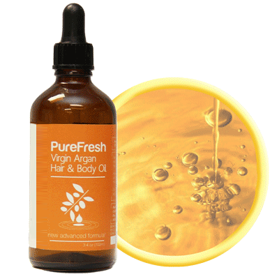 PureFresh Virgin Argan Body & Hair Oil - BiosenseClinic.ca