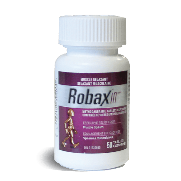 Robaxin - 50 tabs - BiosenseClinic.ca