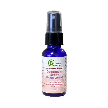 BiosenseClinical Deodorant Spray (Fresh Citrus) - BiosenseClinic.ca