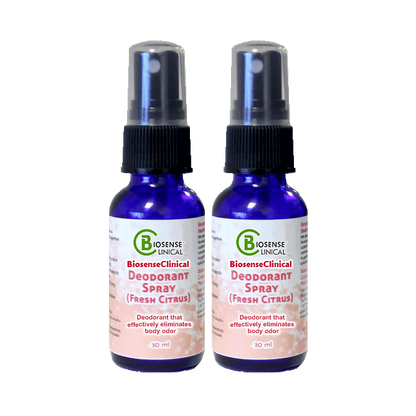 BiosenseClinical Deodorant Spray (Fresh Citrus) - BiosenseClinic.ca