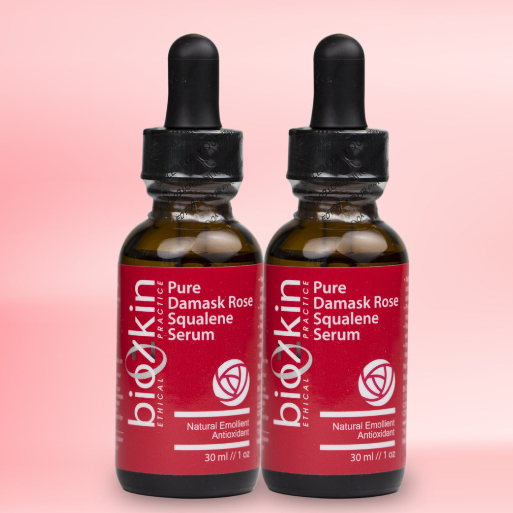 BioZkin Pure Damask Rose Squalene Serum 30ml x 2 - BiosenseClinic.ca
