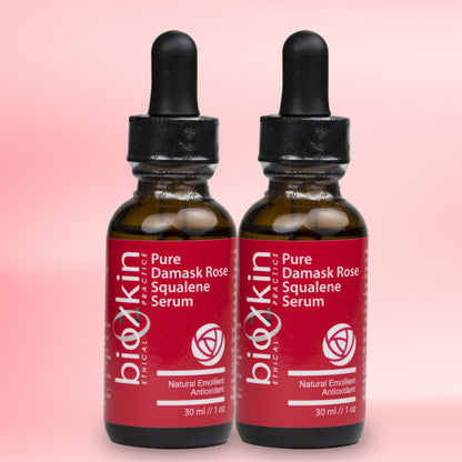 BioZkin Pure Damask Rose Squalene Serum 30ml x 2 - BiosenseClinic.ca