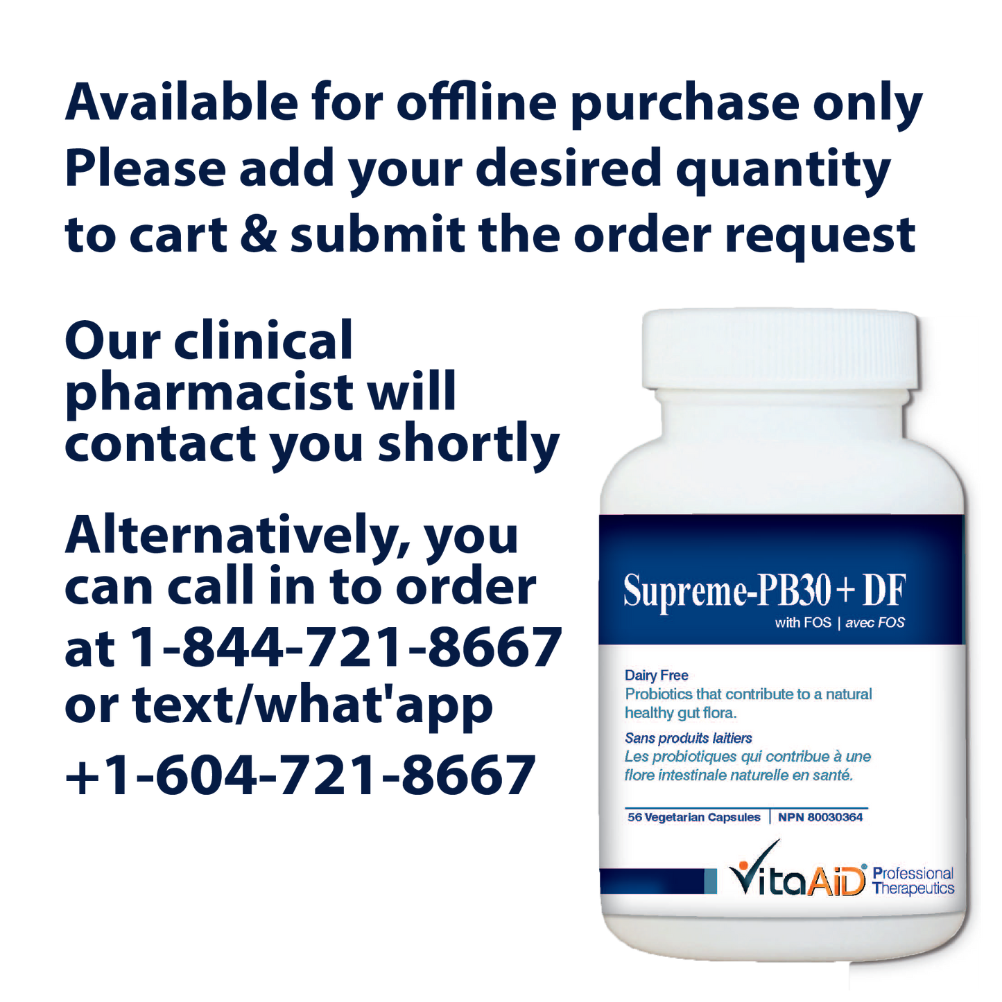 VitaAid Supreme-PB30+ DF - Biosense Clinic