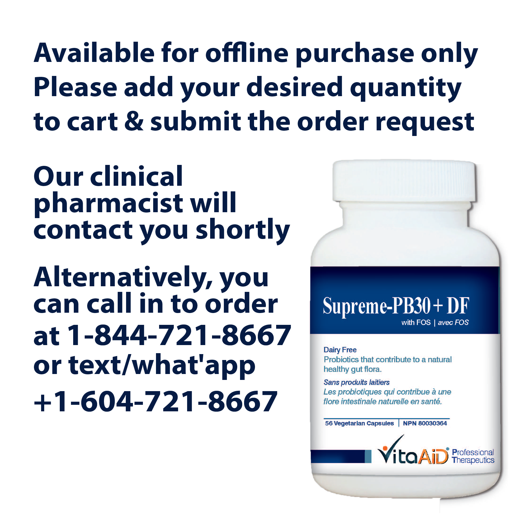 VitaAid Supreme-PB30+ DF - Biosense Clinic