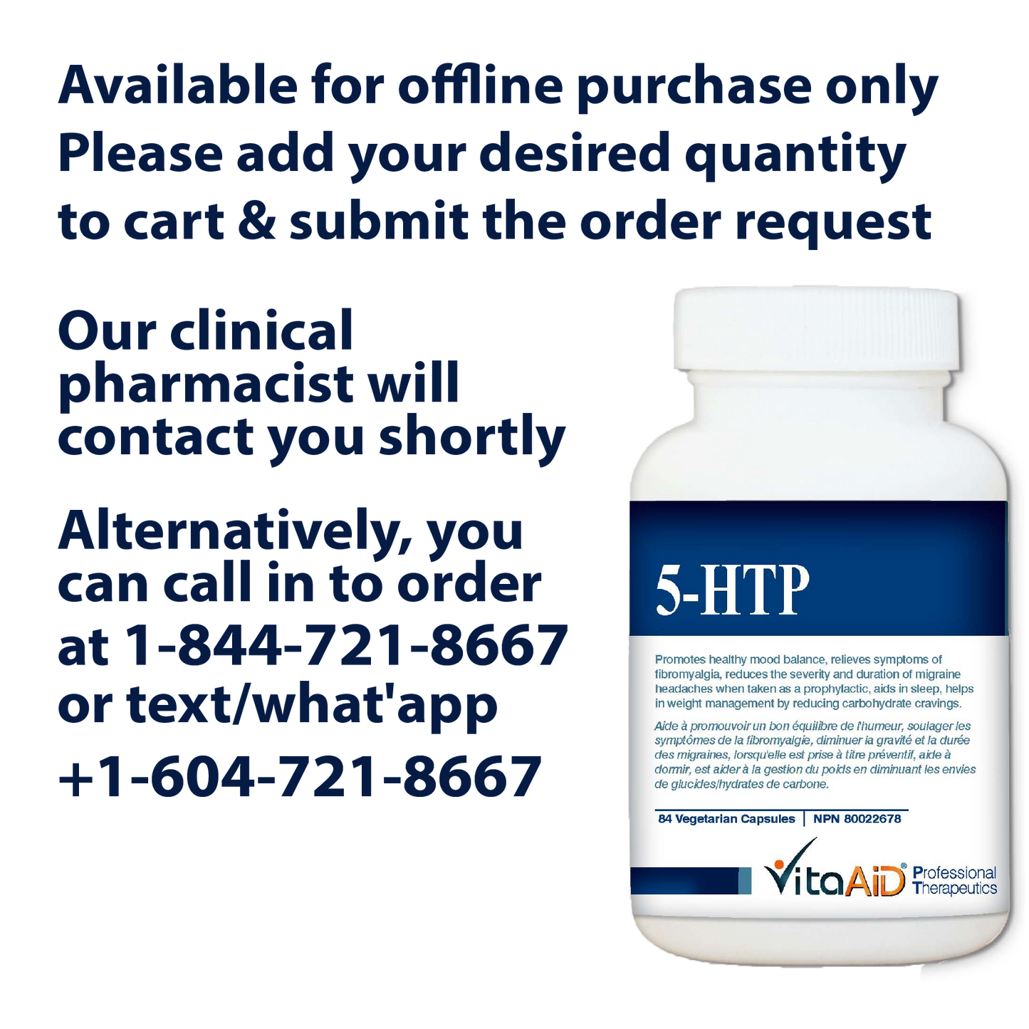 VitaAid 5-HTP - BiosenseClinic.ca