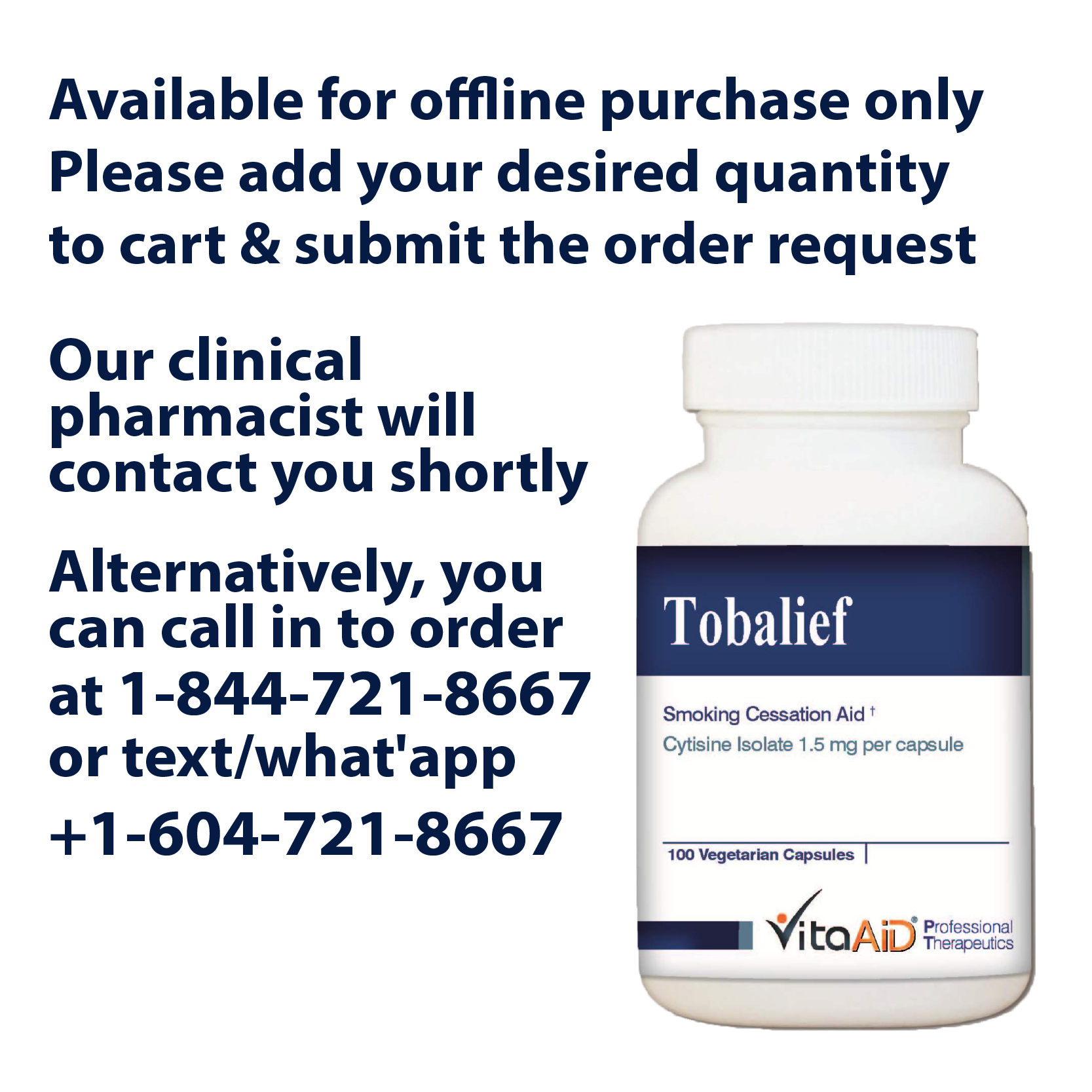 VitaAid Tobalief - BiosenseClinic.ca