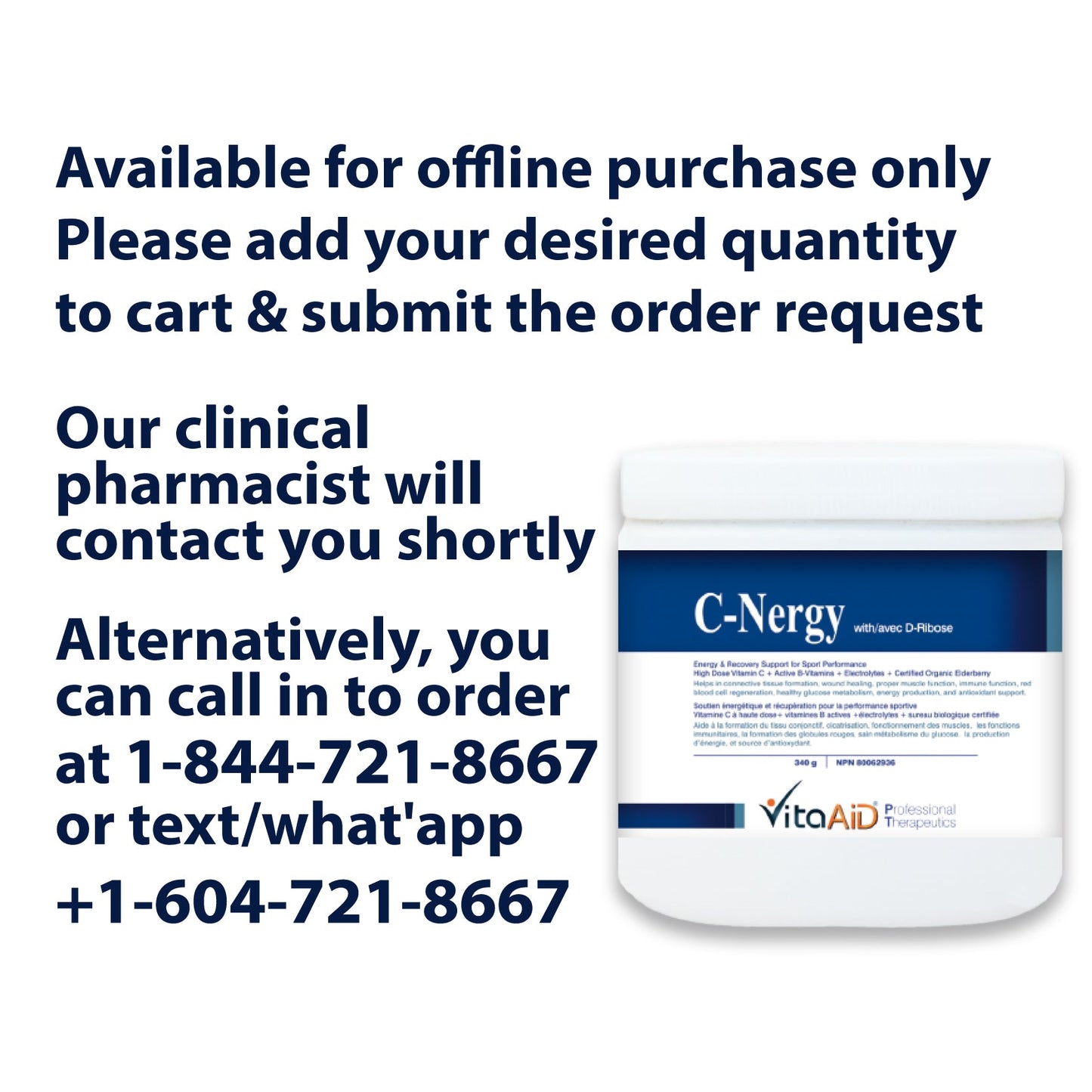 VitaAid C-Nergy with D-Ribose - biosenseclinic.ca